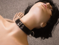 Preview: Halsband Echt-Leder Bondage Fesselspiele Halsfessel a
