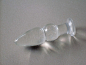 Preview: Kugel Analplug aus Glas 3,3 x 11 cm