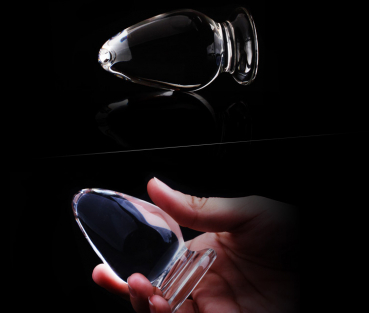 Anal Glasplug 4,2cm dicker 7,5cm kurzer Glas Anal-Plug