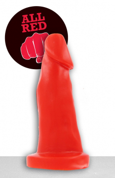 Großer Dildo 28x7,5 dicker roter All Red Penisdildo