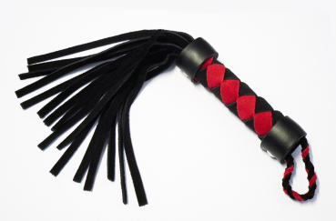 PEITSCHE für Intim Play Wildleder soft Mini Flogger