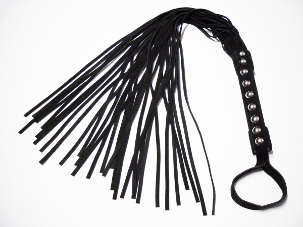 Wildleder-Peitsche mit 62cm Länge und 30 soft Tails b