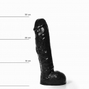 Großer Dildo geäderter Hodendildo