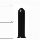 Schwarzer Dildo 19 x 4,5 cm Silikondildo